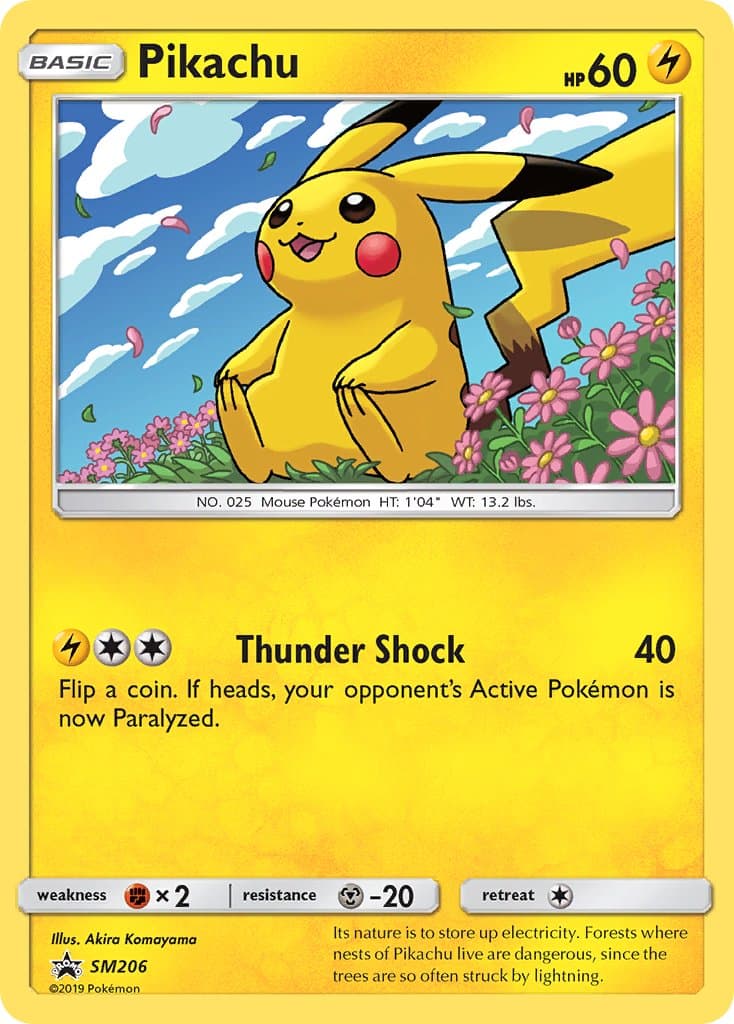 Pikachu — Sun Moon Promos Pokémon card