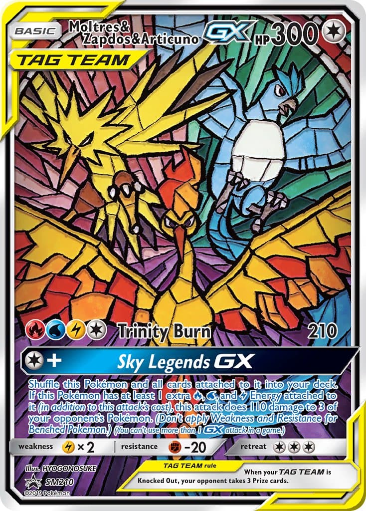 Moltres Zapdos Articuno Gx — Sun Moon Promos