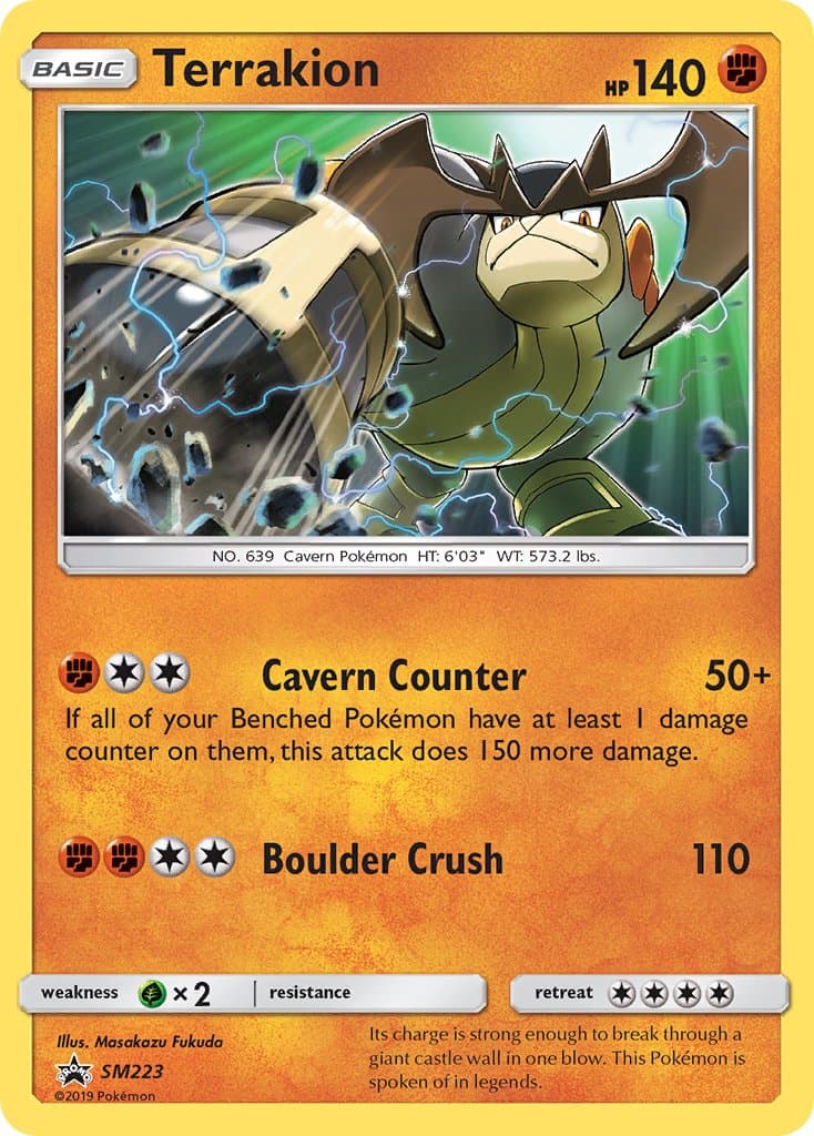 Terrakion — Sun Moon Promos Pokémon card