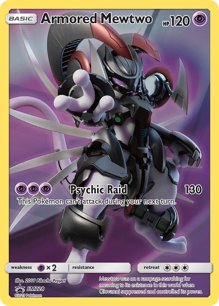 Armored Mewtwo — Sun Moon Promos Pokémon card