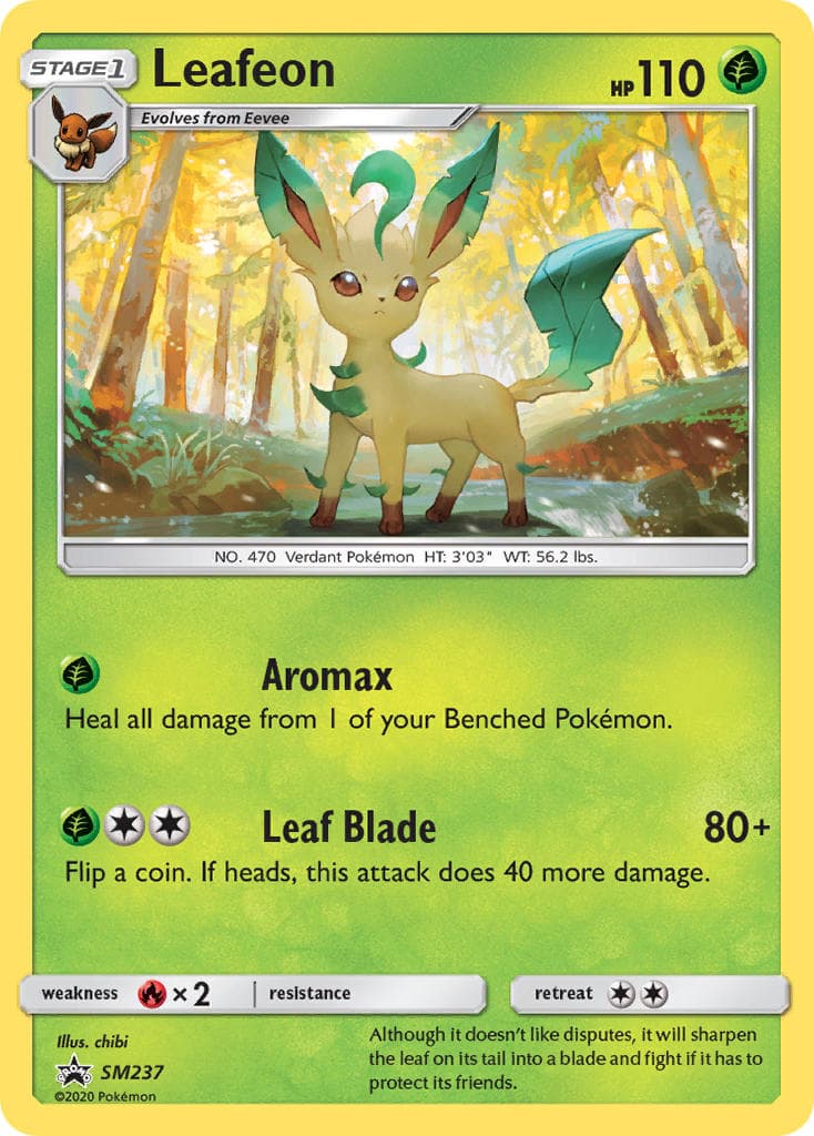 Leafeon — Sun Moon Promos