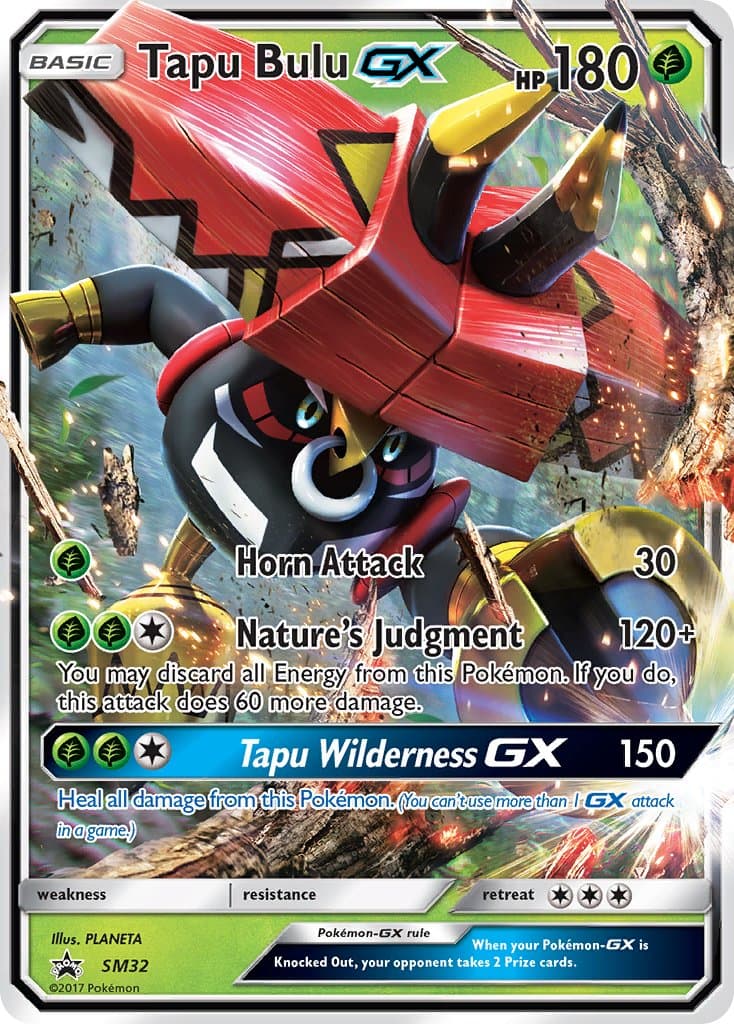 Tapu Bulu Gx — Sun Moon Promos Pokémon card