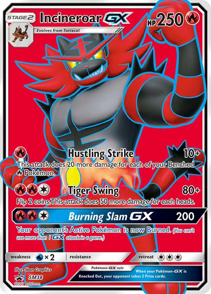 Incineroar Gx — Sun Moon Promos Pokémon card