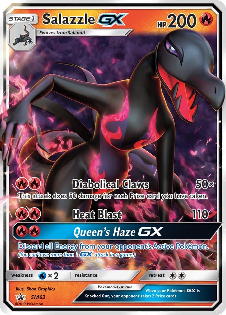 Salazzle Gx — Sun Moon Promos
