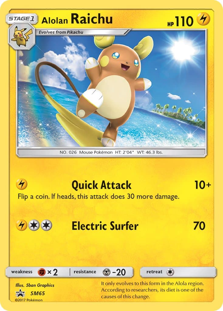 Alolan Raichu — Sun Moon Promos
