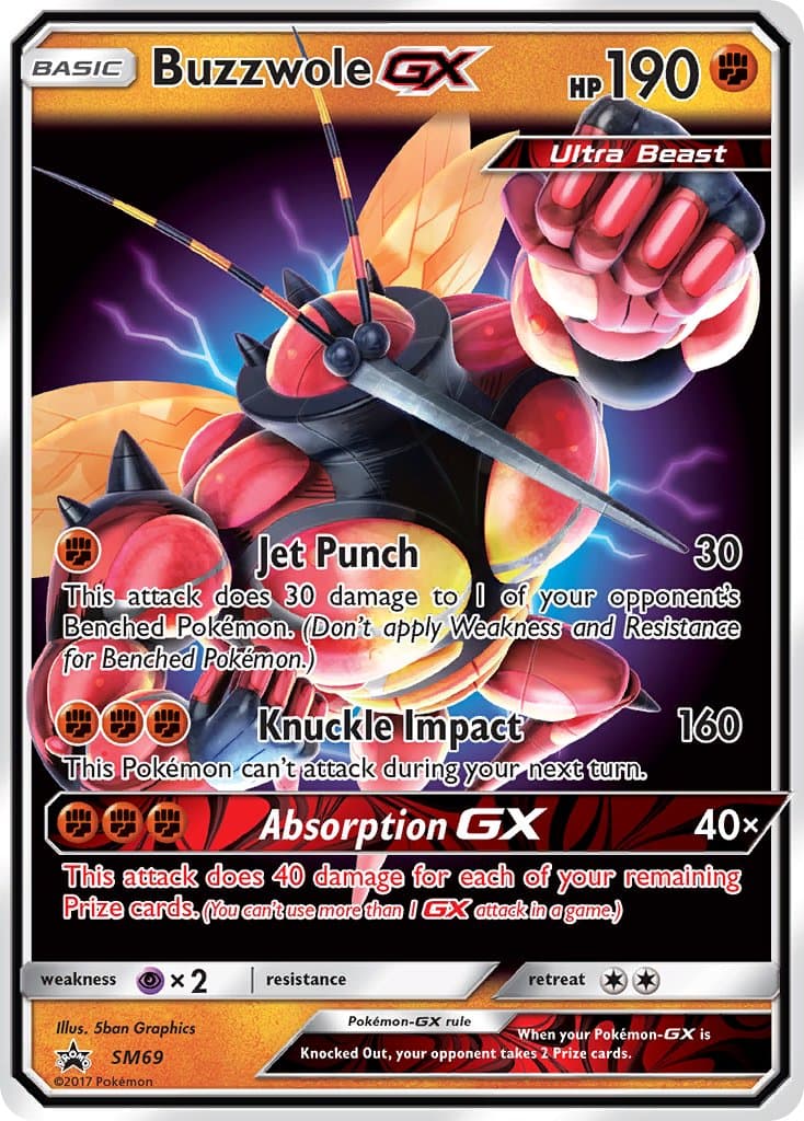 Buzzwole Gx — Sun Moon Promos