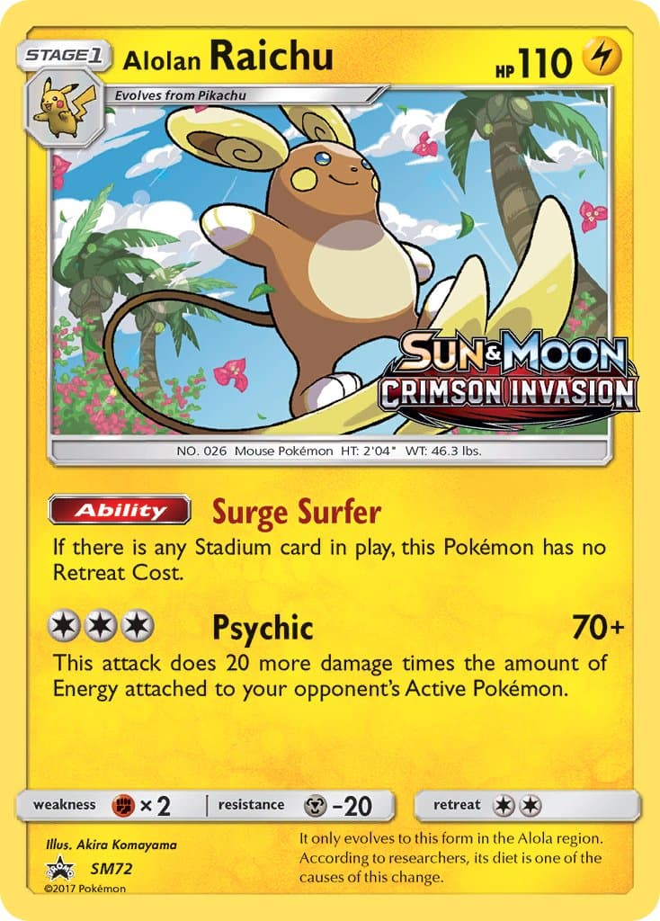 Alolan Raichu — Sun Moon Promos