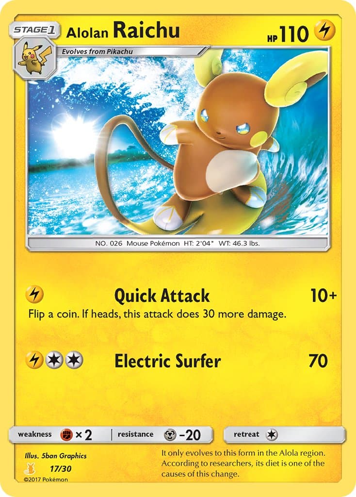 Alolan Raichu — Sun Moon Trainer Kit Alolan Raichu
