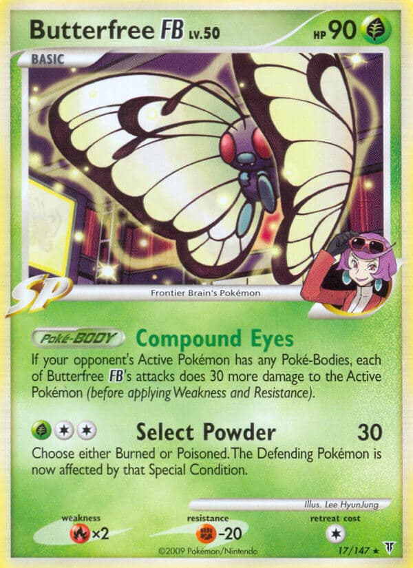 Butterfree Fb — Supreme Victors Pokémon card
