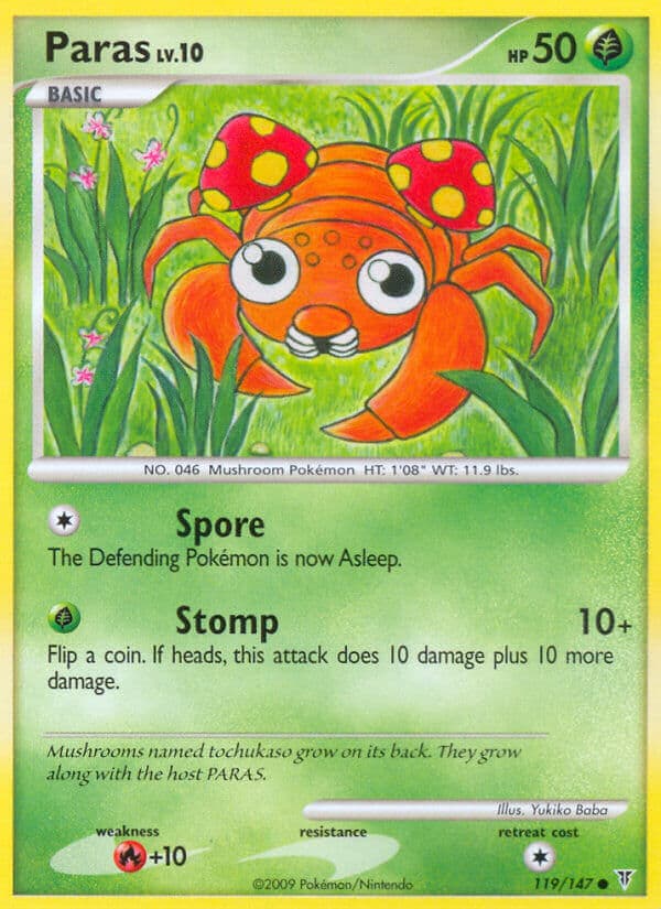 Paras — Supreme Victors Pokémon card