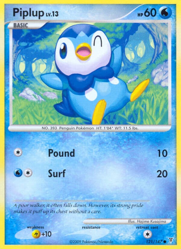 Piplup — Supreme Victors Pokémon card