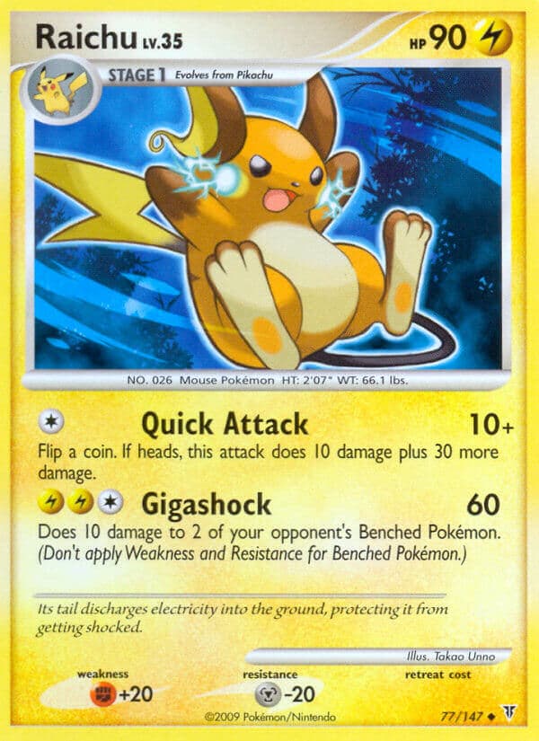 Raichu — Supreme Victors Pokémon card