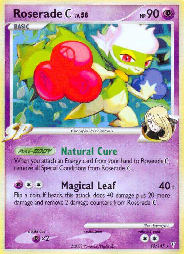 Roserade C — Supreme Victors Pokémon card