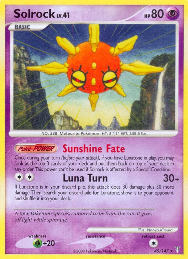 Solrock — Supreme Victors Pokémon card