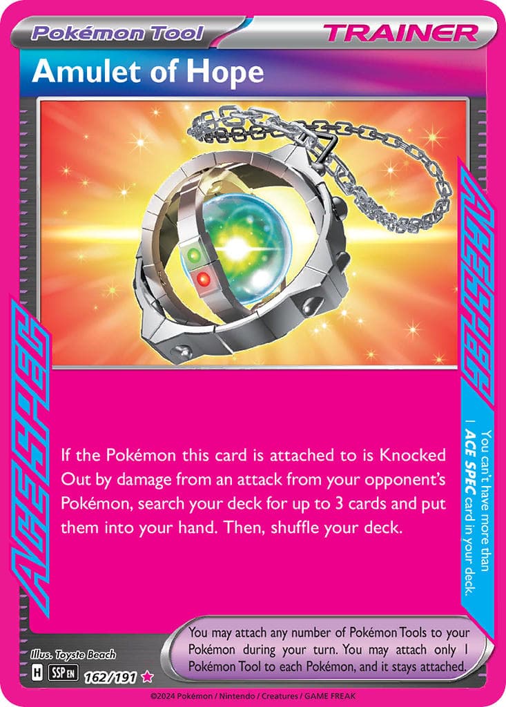 Amulet of Hope — Surging Sparks Pokémon card
