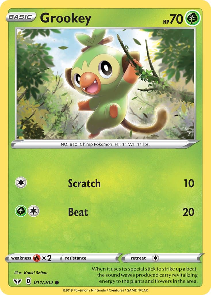 Grookey — Sword & Shield