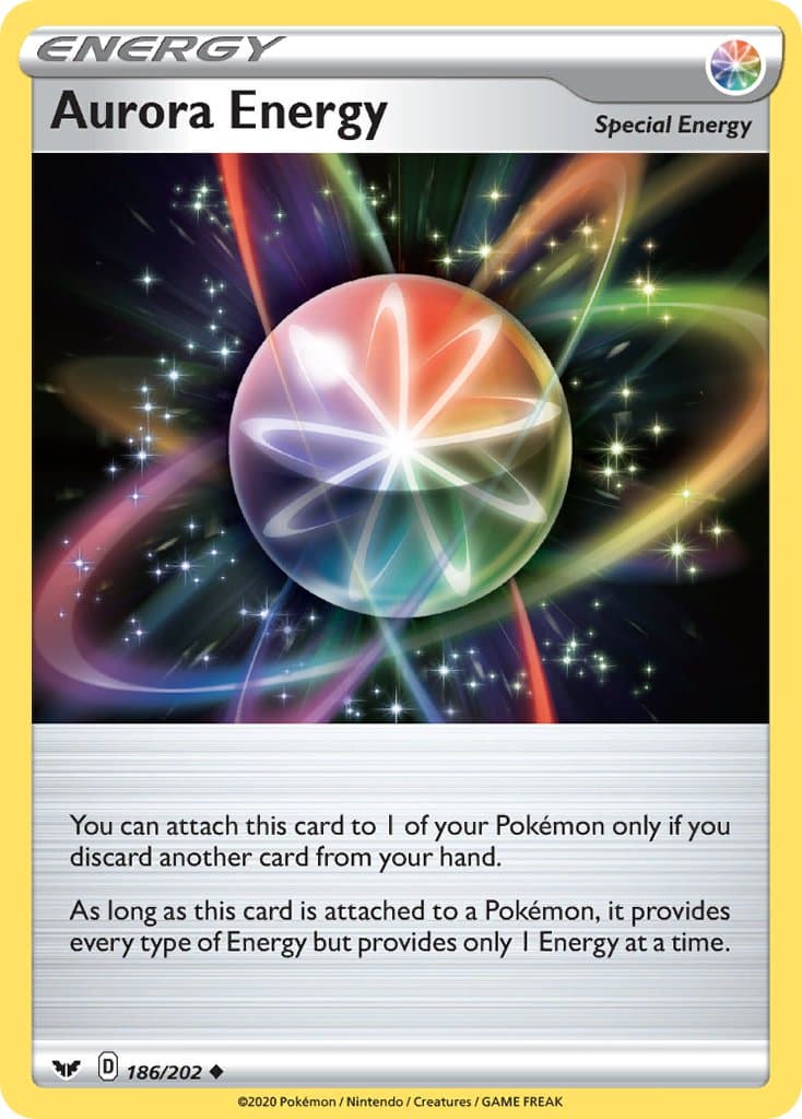 Aurora Energy — Sword & Shield Pokémon card