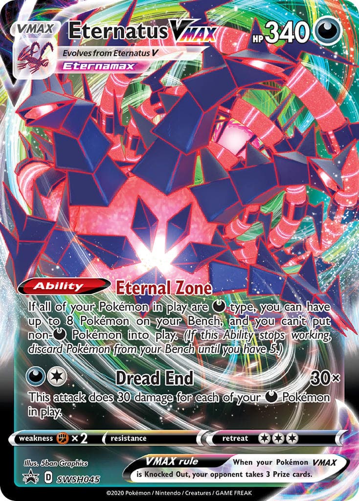 Eternatus Vmax — Sword Shield Promos Pokémon card
