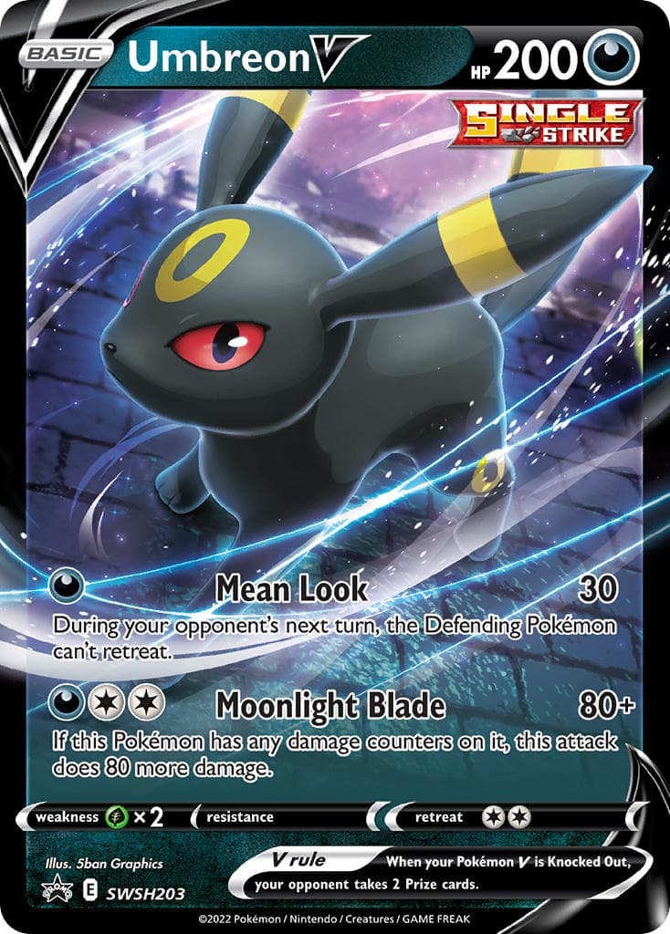Umbreon V — Sword Shield Promos Pokémon card