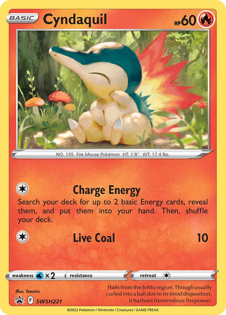 Cyndaquil — Sword Shield Promos Pokémon card