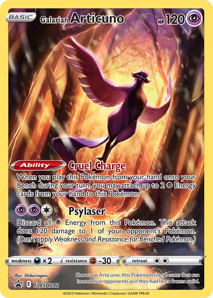 Galarian Articuno — Sword Shield Promos Pokémon card
