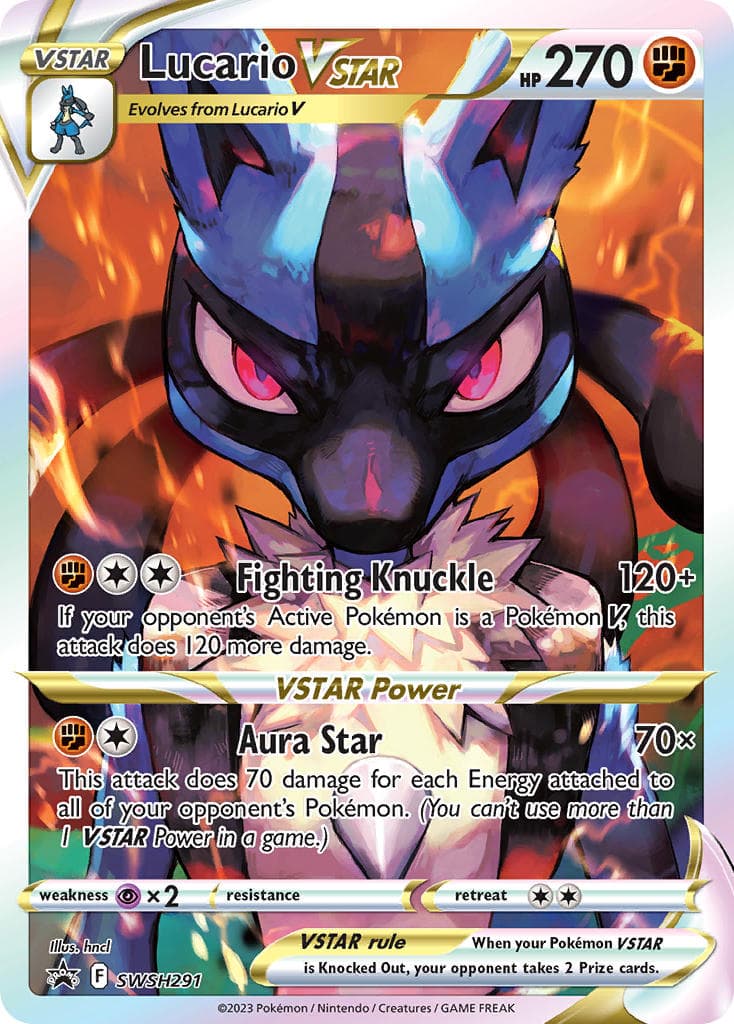 Lucario Vstar — Sword Shield Promos
