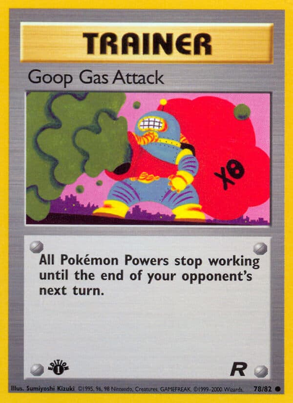 Goop Gas Attack — Team Rocket Pokémon card