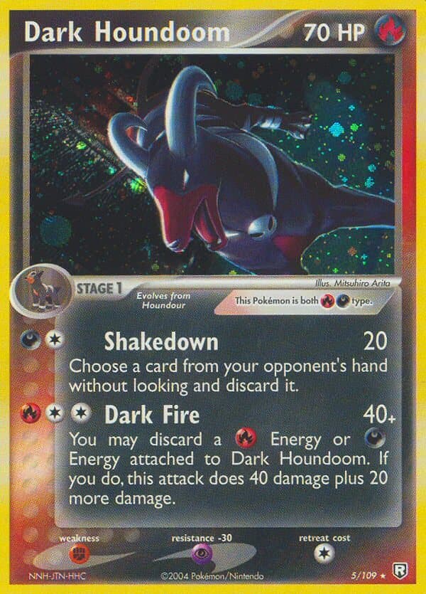 Dark Houndoom — Team Rocket Returns Pokémon card