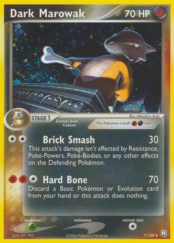 Dark Marowak — Team Rocket Returns Pokémon card