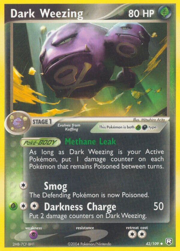 Dark Weezing — Team Rocket Returns Pokémon card