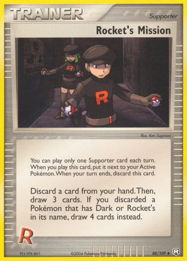 Rockets Mission — Team Rocket Returns Pokémon card