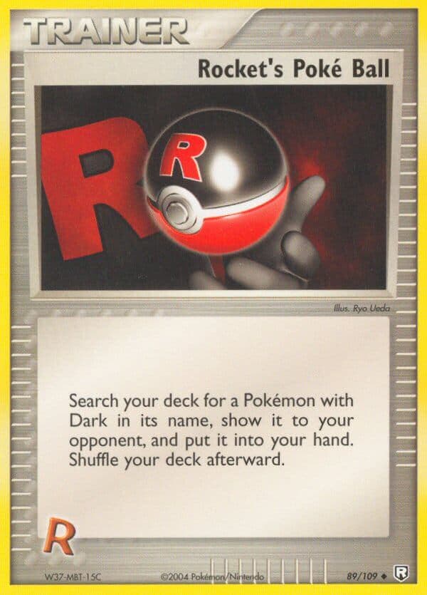 Rockets Poke Ball — Team Rocket Returns Pokémon card
