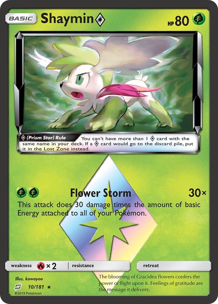 Shaymin — Team Up Pokémon card