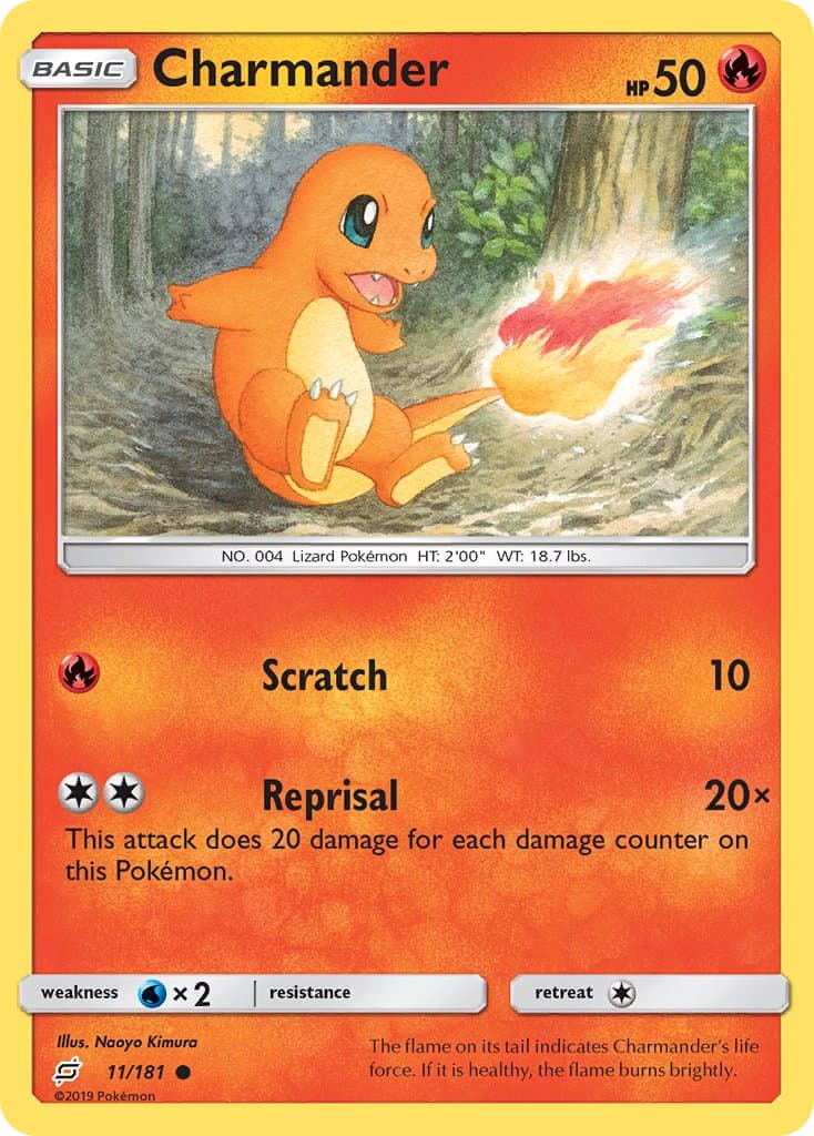 Charmander — Team Up Pokémon card