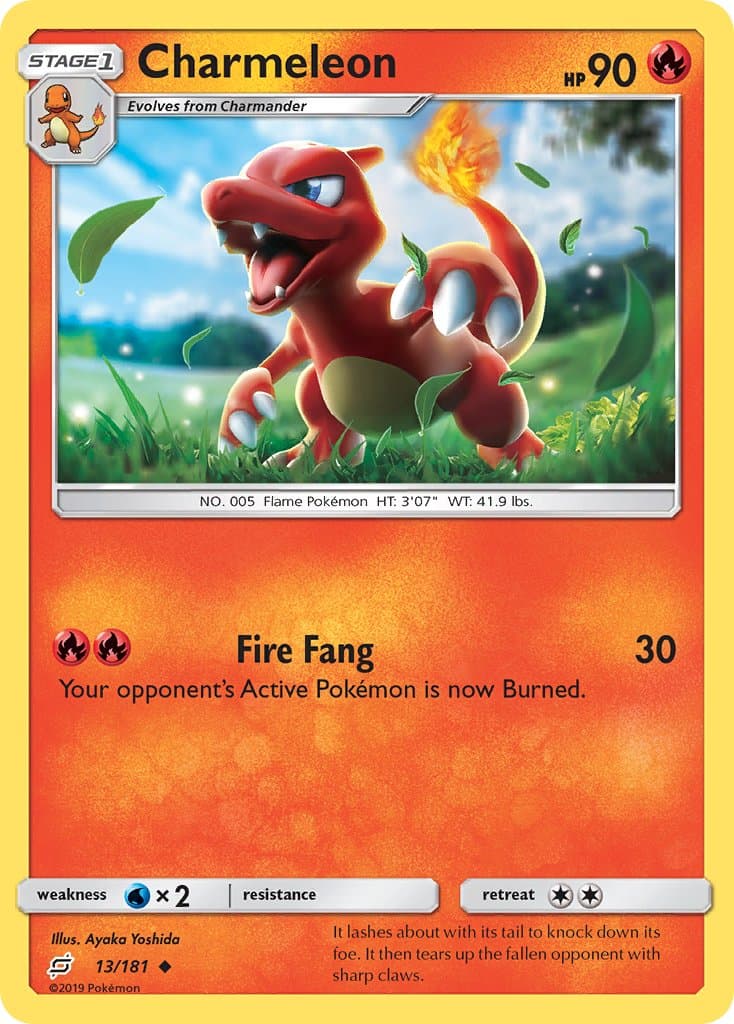 Charmeleon — Team Up Pokémon card