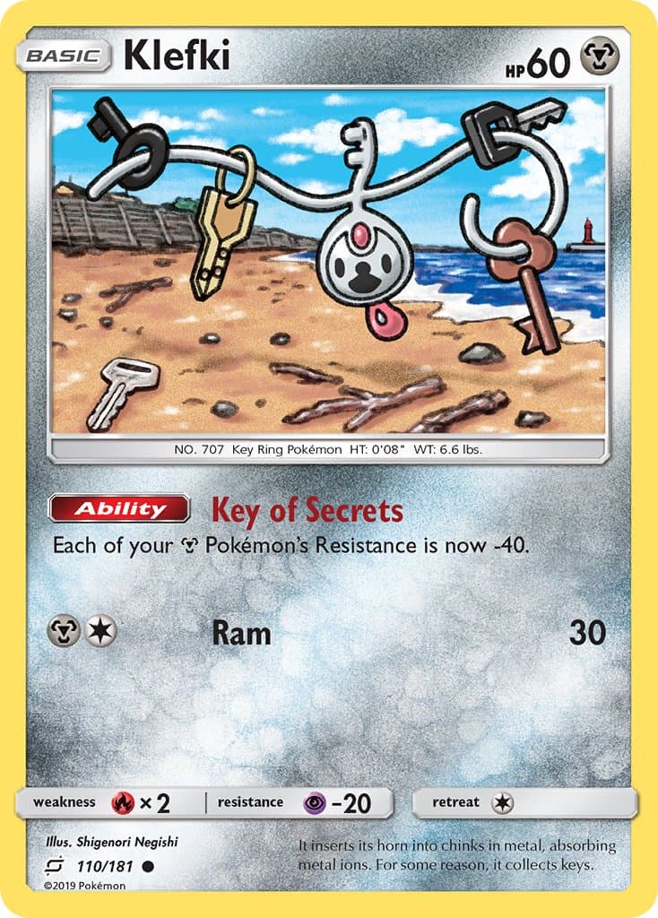 Klefki — Team Up Pokémon card