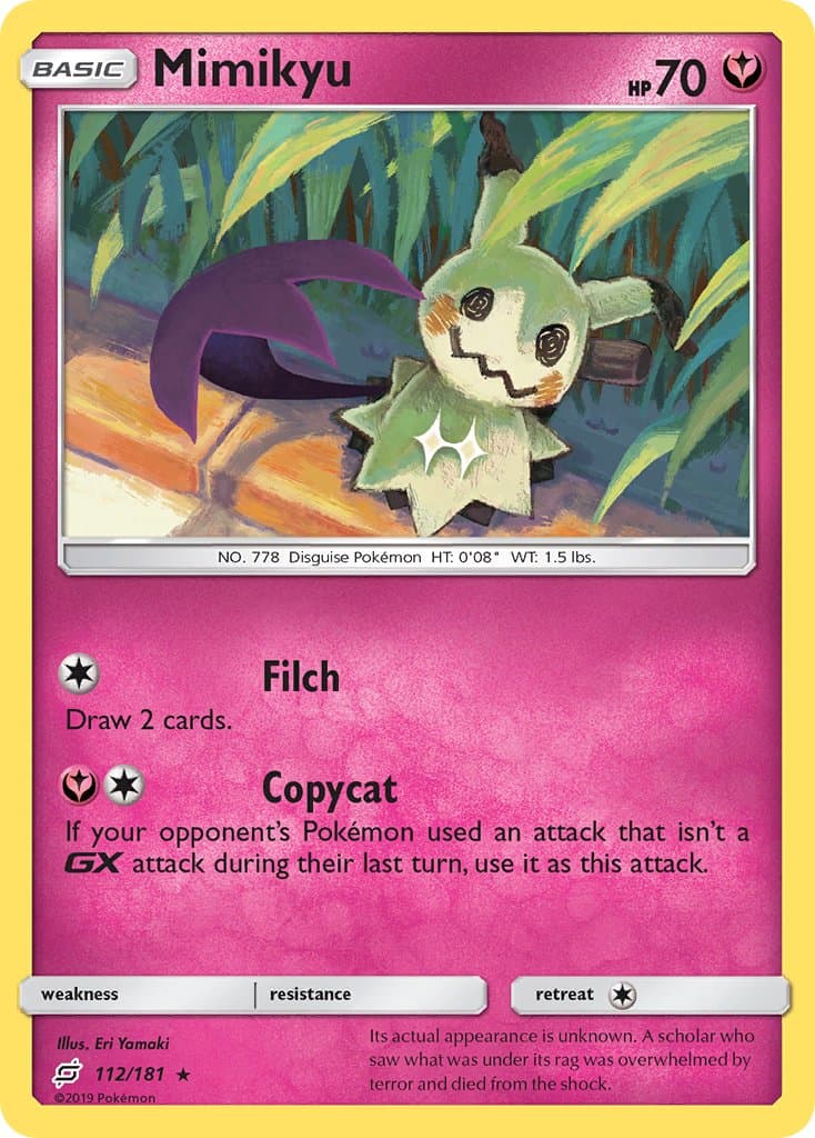 Mimikyu — Team Up Pokémon card