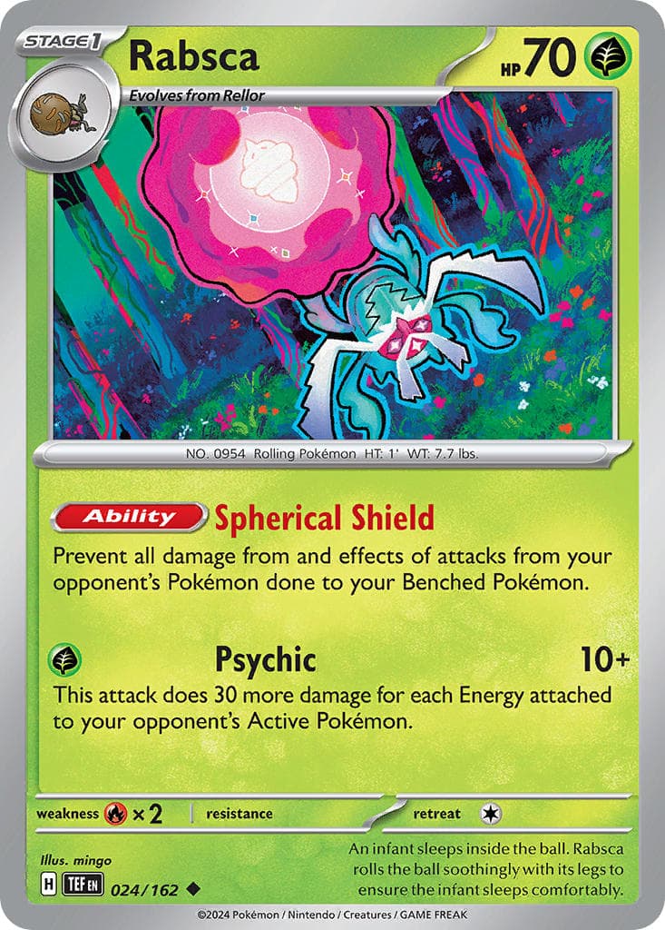 Rabsca — Temporal Forces Pokémon card
