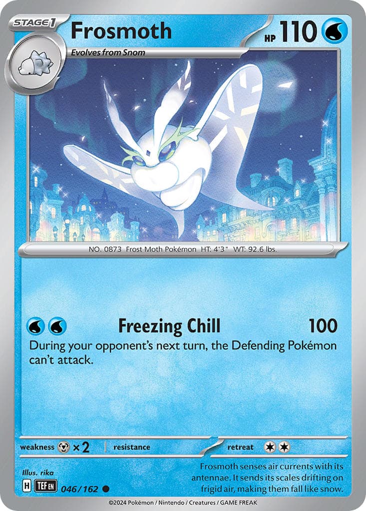 Frosmoth — Temporal Forces Pokémon card