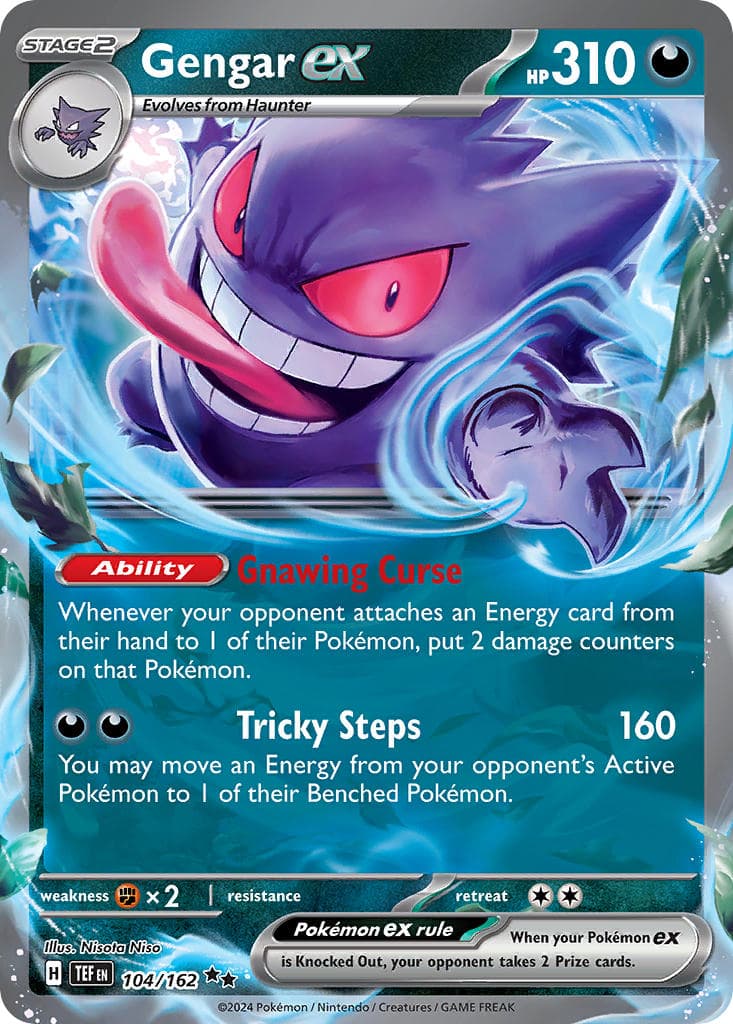 Gengar ex — Temporal Forces Pokémon card