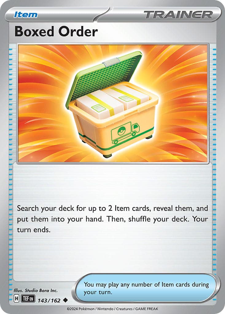 Boxed Order — Temporal Forces Pokémon card
