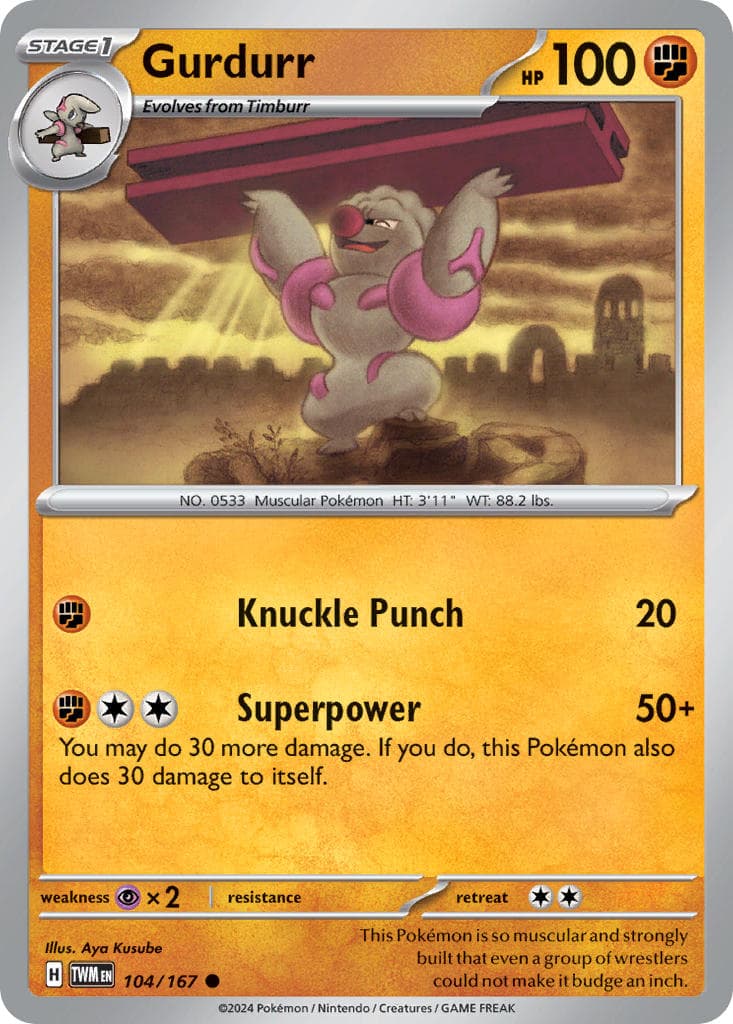 Card 104 — Twilight Masquerade Pokémon card
