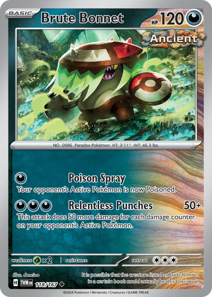 Card 118 — Twilight Masquerade Pokémon card