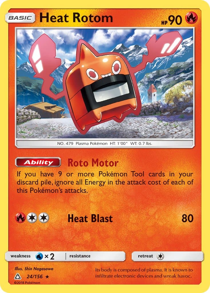 Heat Rotom — Ultra Prism Pokémon card