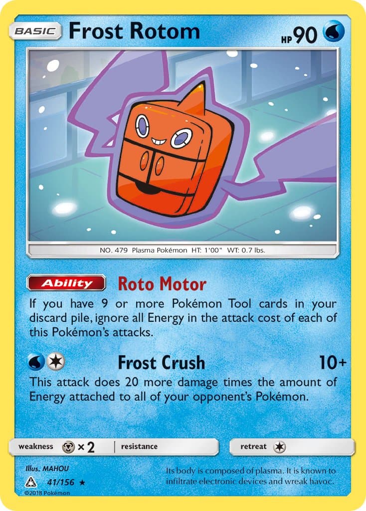 Frost Rotom — Ultra Prism Pokémon card