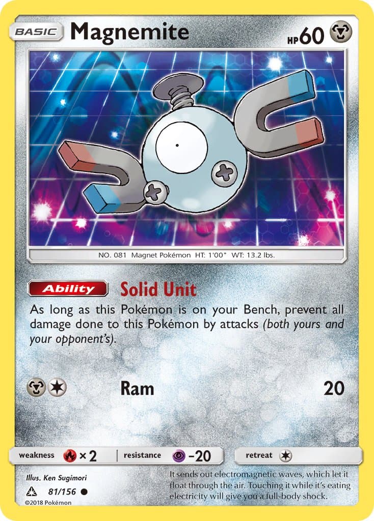 Magnemite — Ultra Prism Pokémon card