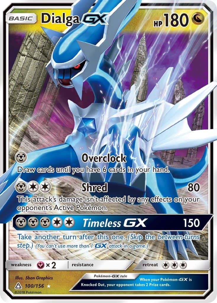 Dialga Gx — Ultra Prism Pokémon card