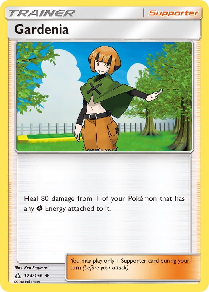 Gardenia — Ultra Prism Pokémon card
