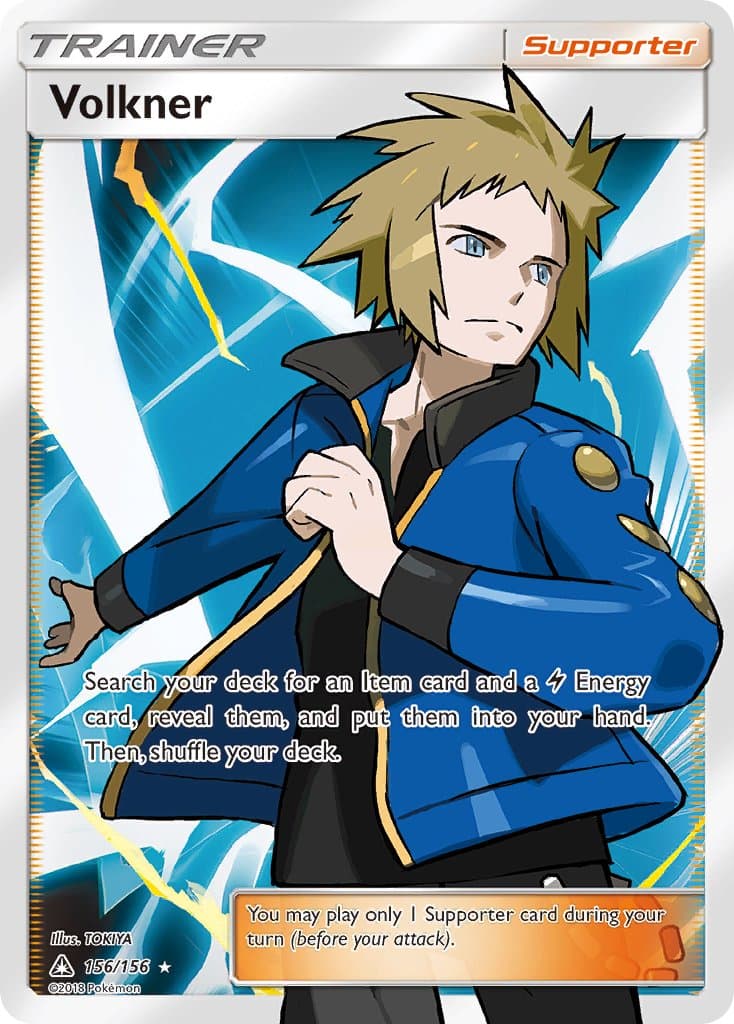 Volkner — Ultra Prism Pokémon card