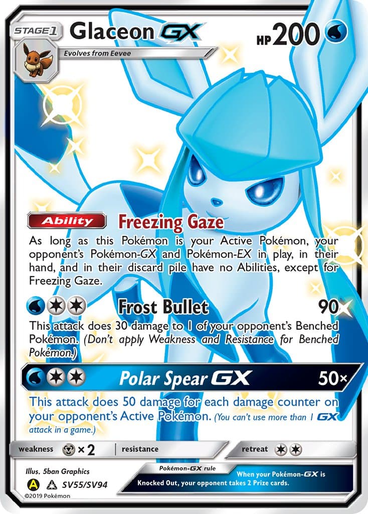 Glaceon Gx Yaa 055ya — Ultra Prism